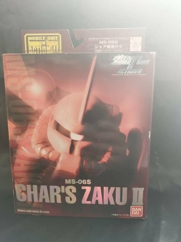 BANDAI【未開封】EXTENDED MOBILE SUIT IN ACTION !! MS-06S CHAR'S ZAKU Ⅱ