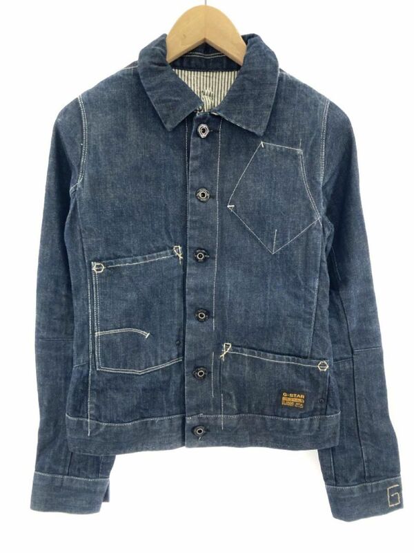 G-STAR RAW ジースターロゥ Gジャン デニム ジャケット 紺 ■■ ☆ eaa9 メンズ