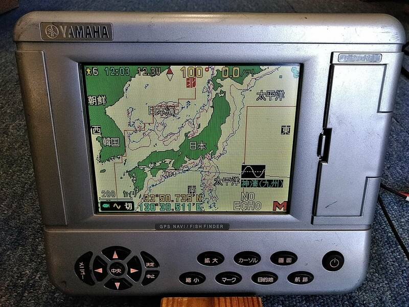 B-5★中古品 　YAMAHA ヤマハ カラー　GPS 魚群探知機 YF-6000NFⅡ★