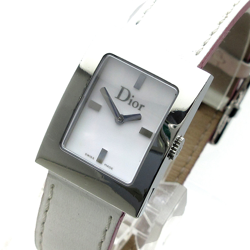 クリスチャンディオール 時計 マリス レディース シェル D78-109 ディオール Dior 婦人 クリーニング済 稼動品