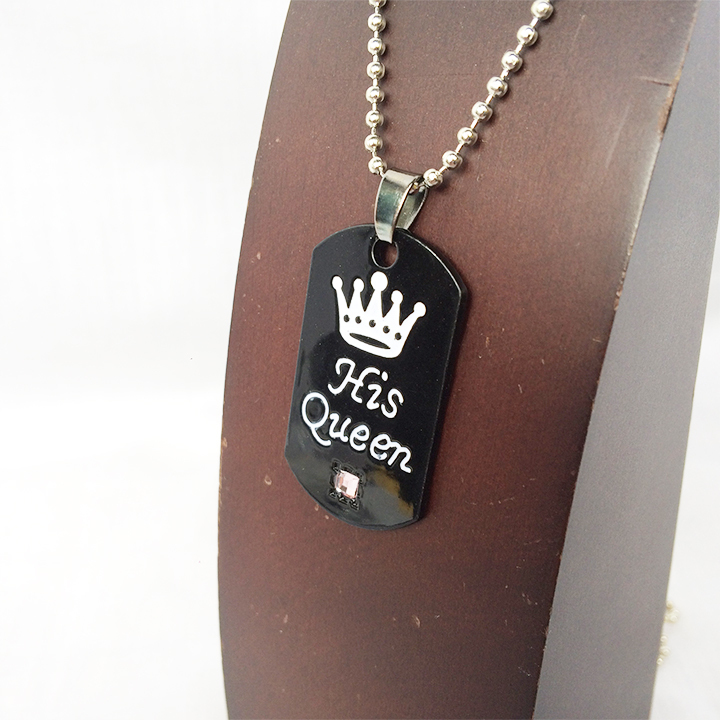 His Queenドッグタグ DOG TAG 自衛隊 アーミー サバゲー サバイバル ボールチェーン ネックレス 1222