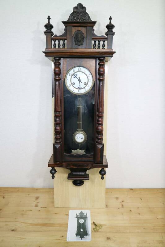 貴重品　精工舎　柱時計　座敷時計　ベルリン　明治後期1910年前後製　希少