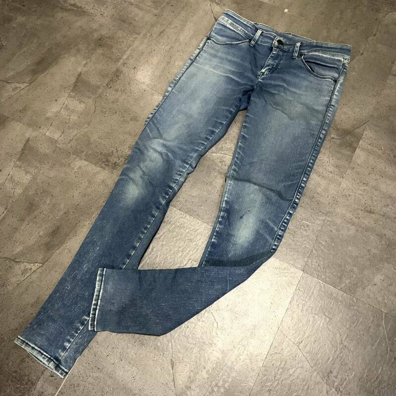 N ▼ 都会のカジュアルウェア '日本製' LEE リー LL0360 JEGGINGS ジェギンス スキニー ストレッチ デニムパンツ / ジーンズ size:S