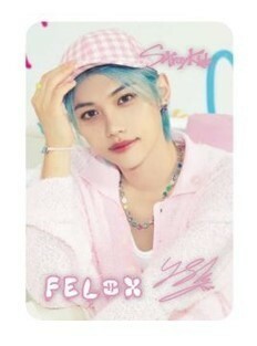 韓国　K-POP☆STRAY KIDS ストレイキッズ　スキズ　FELIX フィリックス☆カードホルダー　キーリング　カードケース　カード入れ　57-58