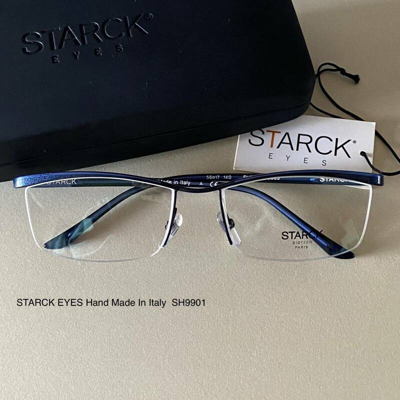 ST1 新品 STARCK EYES スタルクアイズ 9901 ハーフリム アイブロー アランミクリ