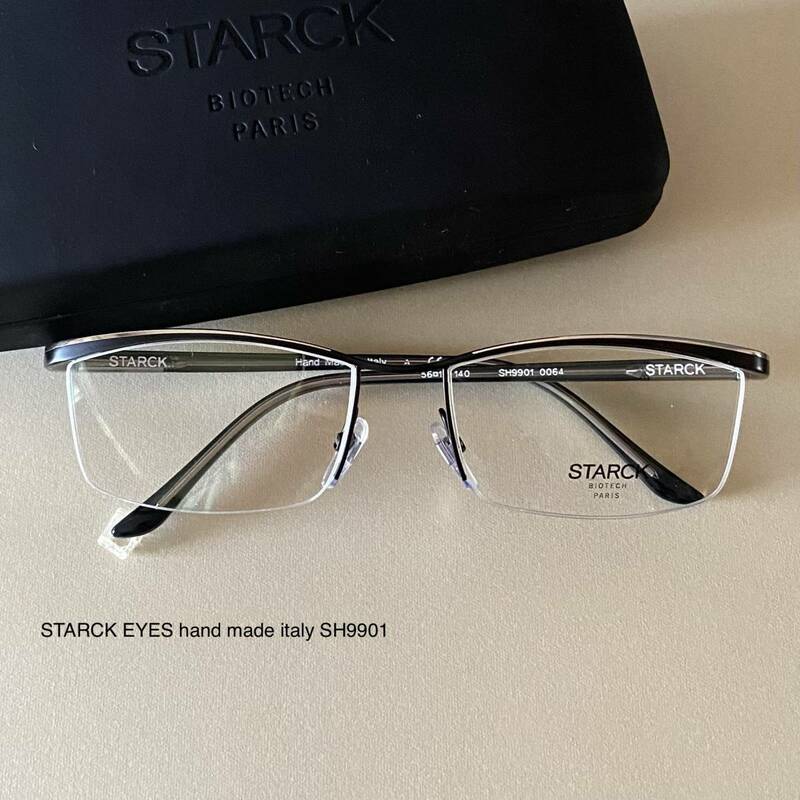 ST4 新品 STARCK EYES スタルクアイズ 9901 ハーフリム アイブロー アランミクリ