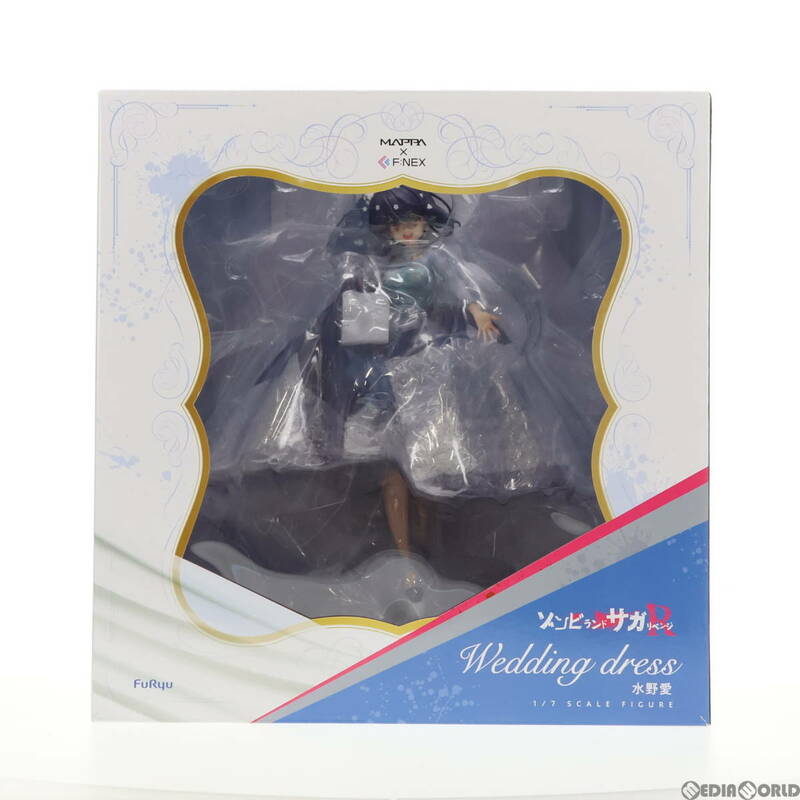 【中古】[FIG]F:NEX限定 水野愛(みずのあい) -ウエディングドレス- ゾンビランドサガ リベンジ 1/7 完成品 フィギュア(AMU-FNX280) MAPPA/