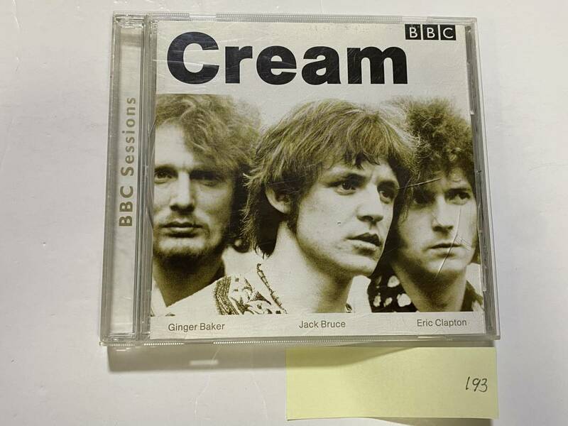 CH-193 Cream BBC Sessions CD クリーム BBC ライヴ Eric Clapton Ginger Baker Jack Bruce/サイケデリック へヴィ ロック