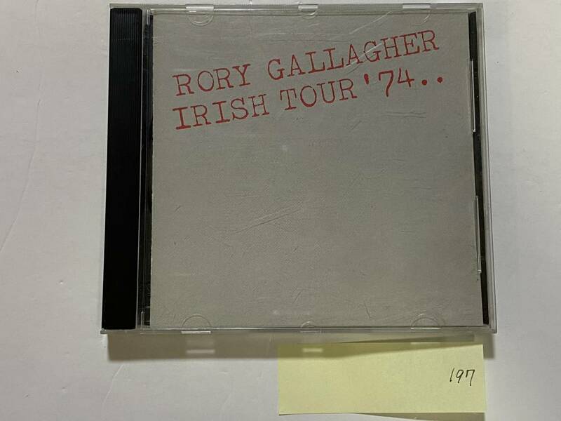 CH-197 RORY GALLAGHER IRISH TOUR '74.. CD ロリー ギャラガー/洋楽 ロック