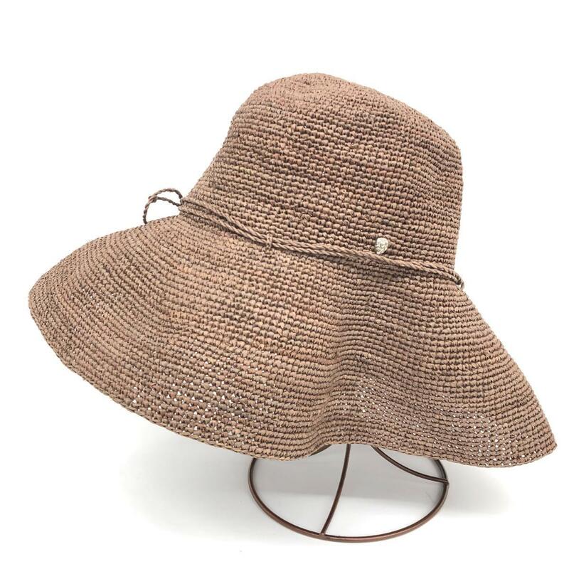 ◆Helen Kaminski ヘレンカミンスキー ラフィアハット ◆ ブラウン ラフィア レディース 帽子 ハット hat 服飾小物
