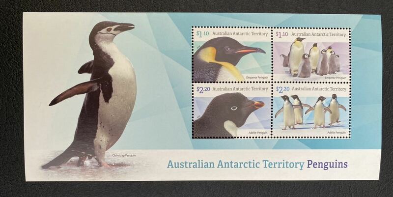 オーストラリア領南極　ペンギン　小型シート1種完　未使用 NH
