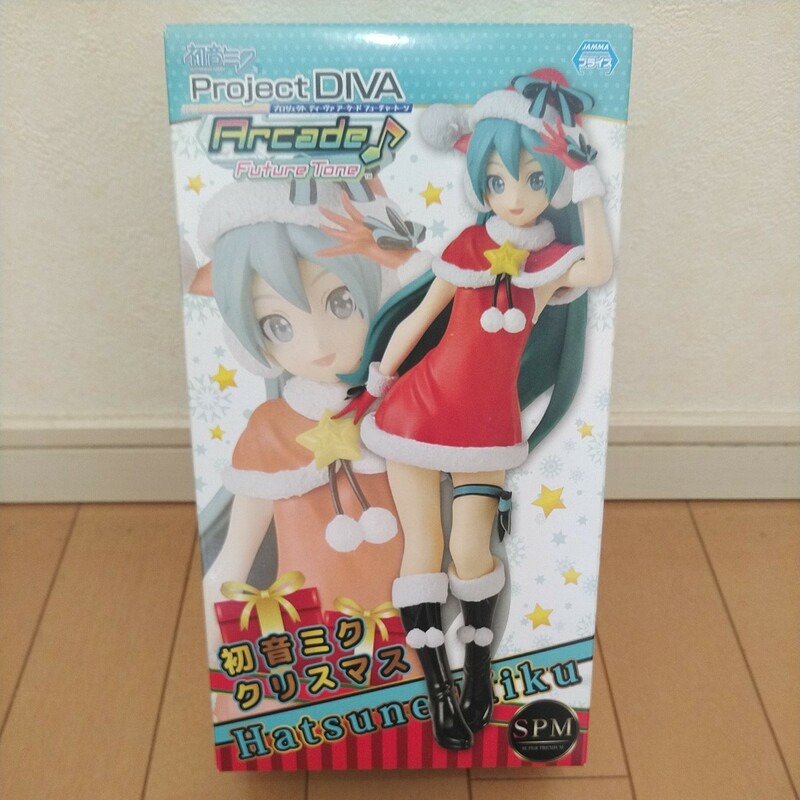 ◎Project DIVA Arcade Future Tone 初音ミク クリスマス スーパープレミアムフィギュア♪『プライズ/非売品/未開封/未使用/未確認』SEGA