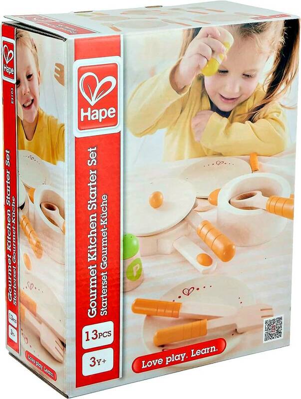 Hape ハペ グルメキッチン スターターセット E3103 おままごと 知育玩具 木のおもちゃ 木製 子供 キッチン用品　プレゼント 