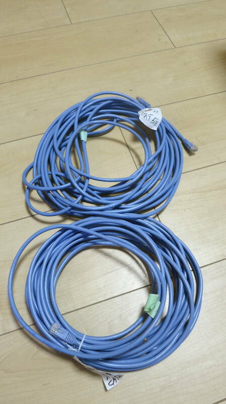 CAT５E　LANケーブル　10m　2本あり