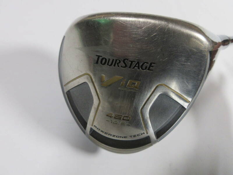 ★BRIDGESTONE ブリヂストン TOUR STAGE ViQ 460 ドライバー 1w 10.5 純正カーボンシャフト R A015★レア★激安★中古★　★