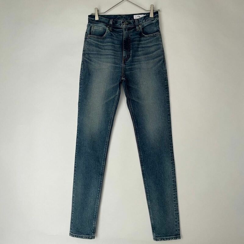 HYKE ハイク 極美品 希少 デニムパンツ DENIM ジーンズ インディゴ デニム タイトスリム オリジナルデニム 定番 スリムシルエット size 29