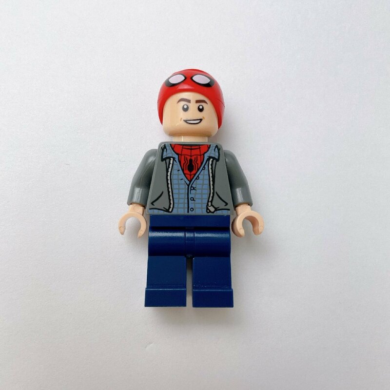 LEGO 76129[ハイドロマンの攻撃]付属 ピーター・パーカー(スパイダーマン) ミニフィグ