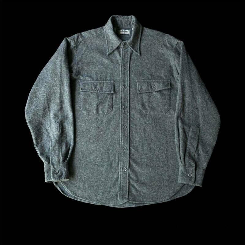 80s〜90s L.L.Bean Chamois Cloth Shirt made in USA 80年代 90年代 エルエルビーン シャモアクロス シャツ アメリカ製 vintage
