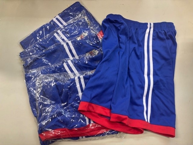 【新品未使用】ワールドカップ記念　サッカーパンツ　侍ブルー　フリーサイズ　まとめて11着