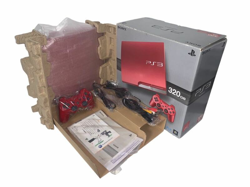 ps3 本体　PlayStation3 スカーレット　レッド