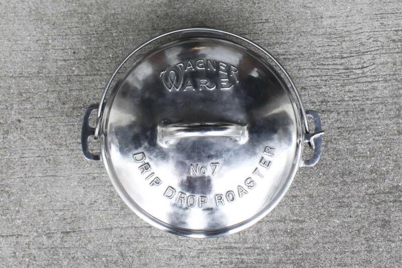  希少！極上！Wagner Ware Drip Drop Roaster #７ワグナーウェア アルミダッチオーブン　 MADE IN USA