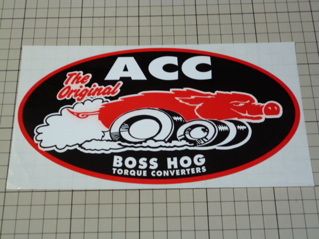 ACC BOSS HOG ステッカー (224×115mm)