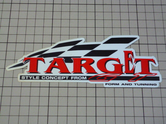 正規品 TARGET ステッカー (171×60mm) ターゲット