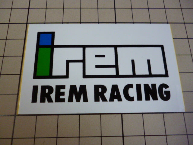 正規品 IREM RACING ステッカー (79×49mm) アイレム レーシング