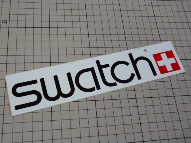 正規品 swatch ステッカー 当時物 です(219×48mm) スウォッチ 