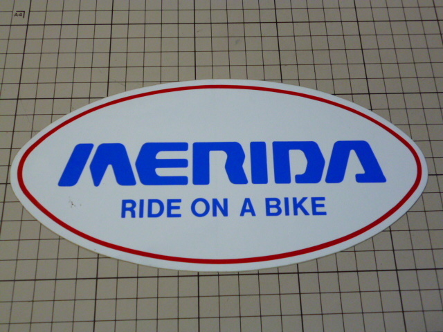 正規品 MERIDA RIDE ON A BIKE ステッカー (225×110mm) メリダ