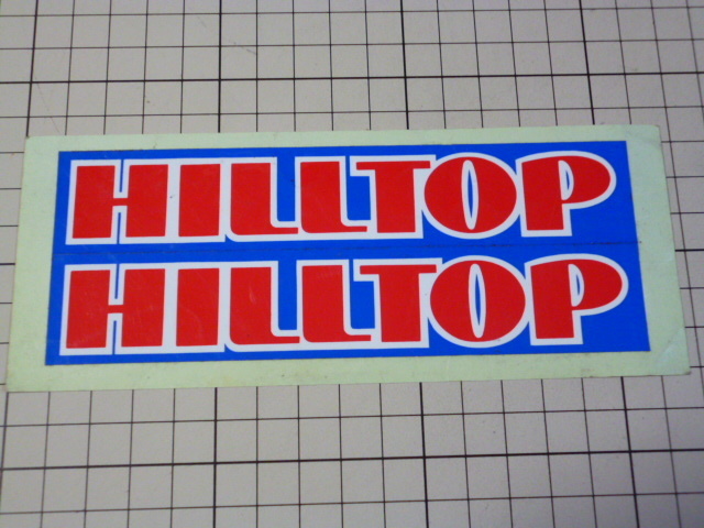 HILLTOP ステッカー (1シート) ヒルトップ