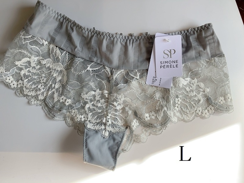 L☆Simone Perele　Amour　シモーヌ ペレール　ボクサーショーツ　美レース　グレー