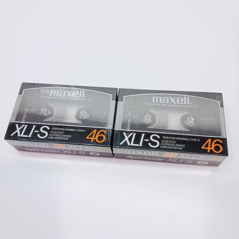 maxell カセットテープ XLI-S46 2巻×2個 合計4巻セット マクセル 