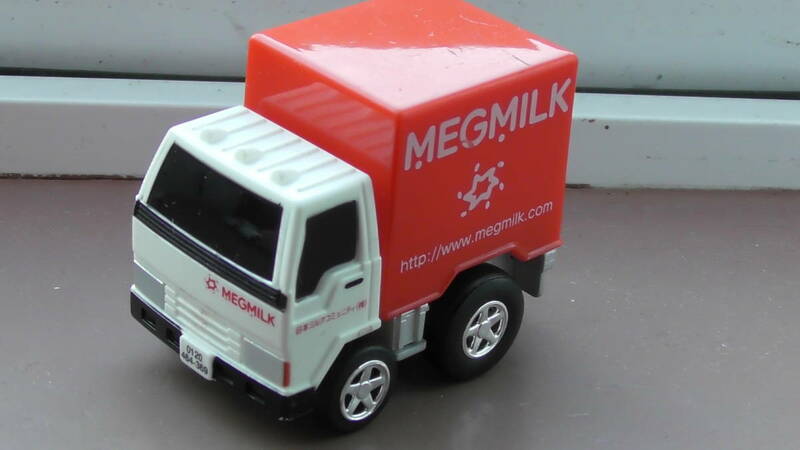 チョロQ / メグミルク トラック / 北海道 限定 非売品 抽プレ当選品 箱なし / TAKARA 2002 / MEGMILK