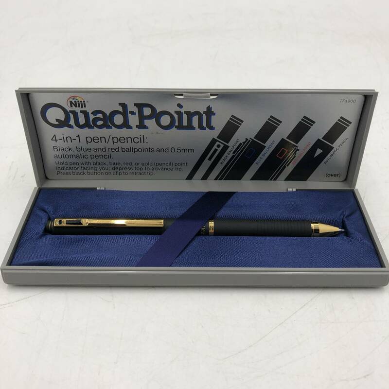 【未使用品】★Niji　Quad-Point/クアッドポイント★4in1　Pen/Pencil　黒・赤・青ボールペン/シャーペン（0.5㎜）　TP1900