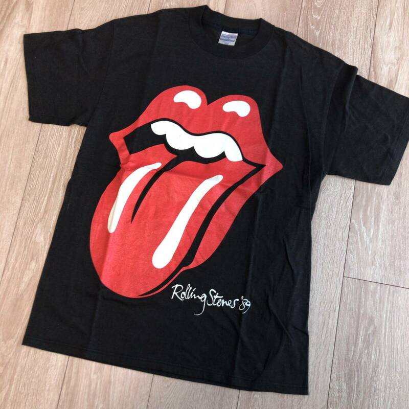 デッドストック 80s ローリングストーンズ North American ツアーTシャツ オフィシャル コピーライト有 The Rolling Stones ヴィンテージ