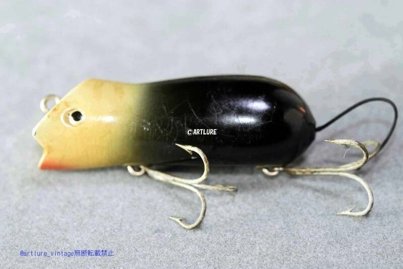 オールド珍品希少面白ルアー SHAKESPEAR SWIMMING MOUSE #6578 C1940 WOODEN LURE　VINTAGE LURE （6037-140）USA #OLDLURE #ARTLURE_ 