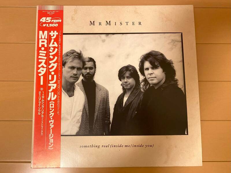 Mr.MISTER/Someting Real/12inch 現状品