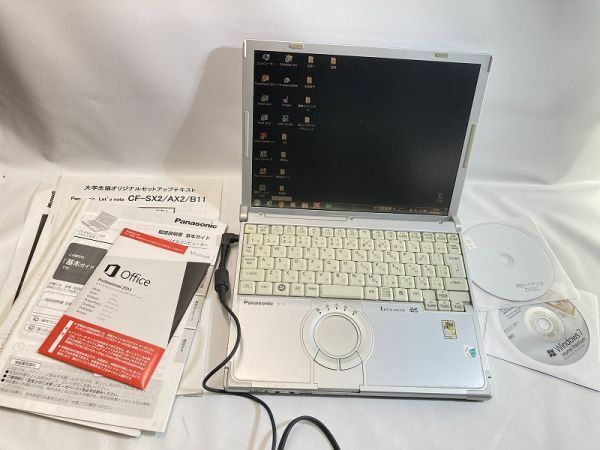 Panasonic パナソニック ノートパソコン Win7 Intel Core2Duo U7600 1.20GHz メモリ1GB 32bit 現状品 0117