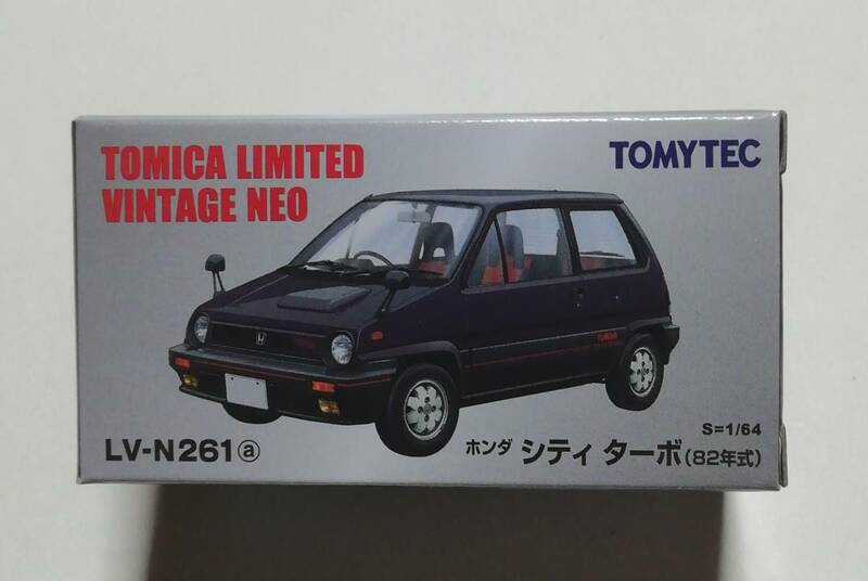 即決！ トミカ リミテッド ヴィンテージ ネオ LV-N261a ホンダ シティ ターボ 82年式 (黒) 新品・未使用品 