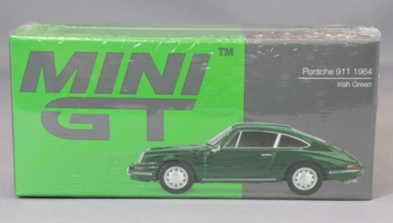 即決！ TRUESCALE MINI GT 1/64 ポルシェ 911 アイリッシュグリーン 1963年式 ナローポルシェ 左ハンドル 新品・未開封品