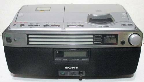 SONY CFD-A100TV CDok/FM/AMラジオok/カセットx