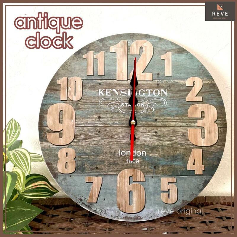 掛け時計 レトロ 静音 北欧 置き時計 文字盤 アンティーク 電池 木製 フック 新生活 ビンテージ スタンド ヨーロッパ スタイル フック 壁