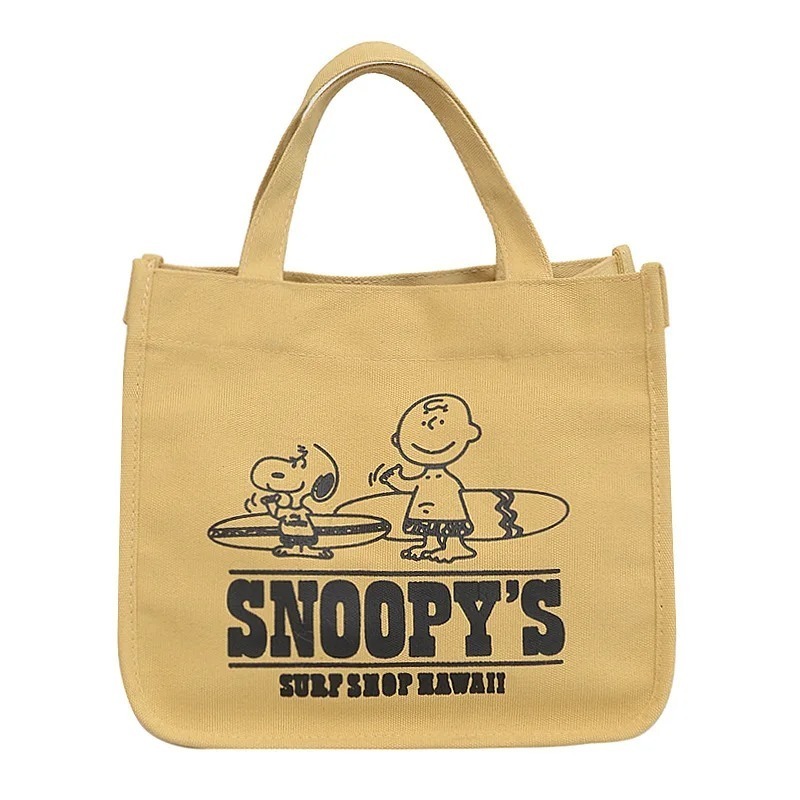 新品　スヌーピー　ハワイサーフ　トートバッグ　ブラウン　SNOOPY 