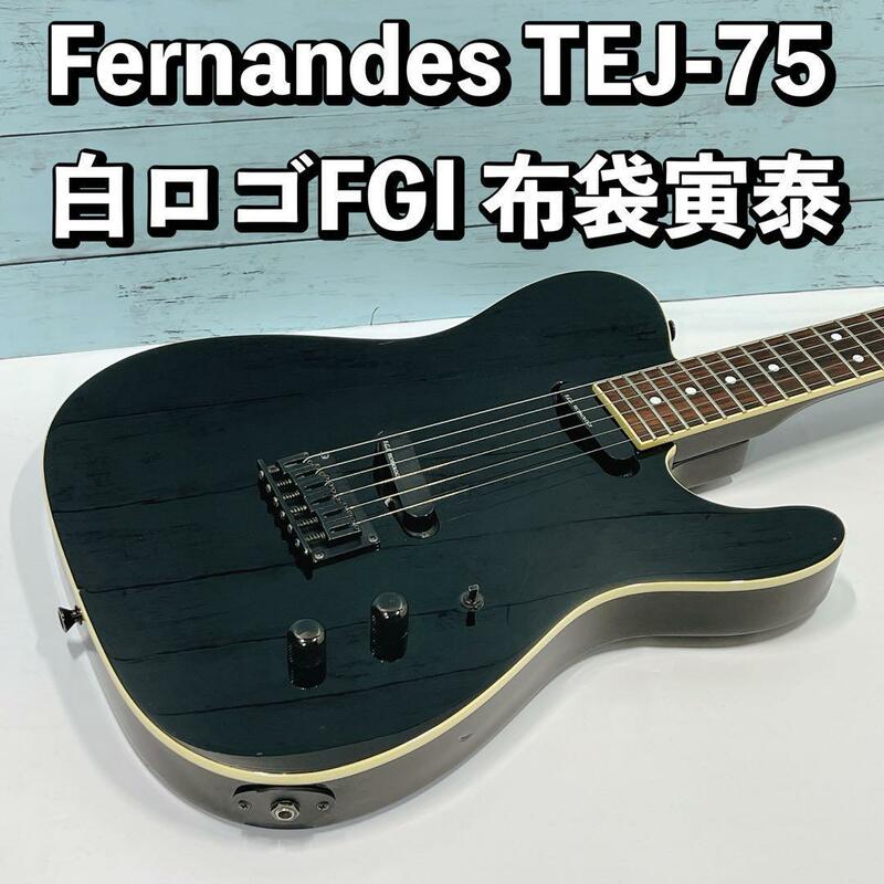 Fernandes TEJ-75 白ロゴFGI 布袋寅泰 テレキャスタータイプ