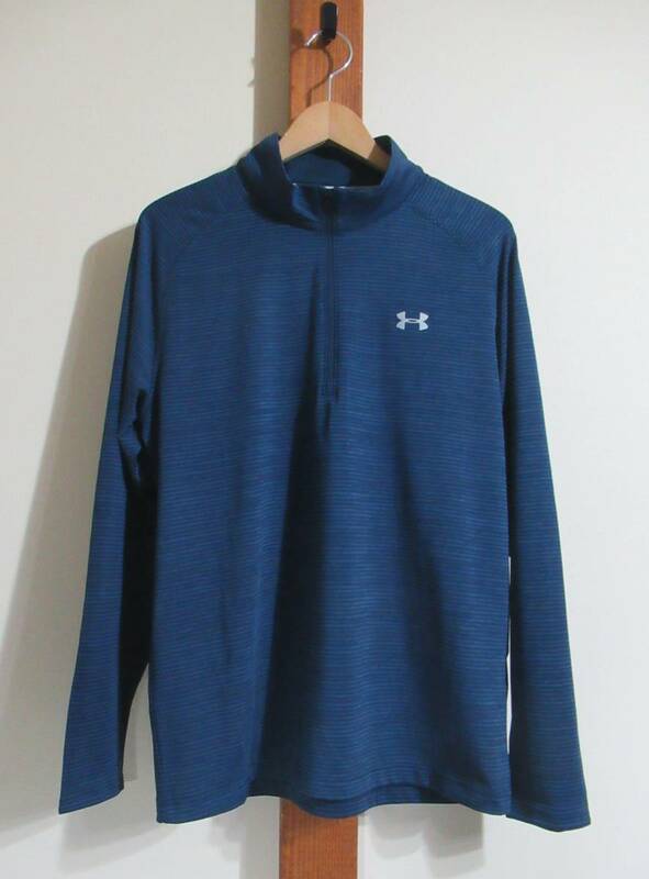 美品★UNDER ARMOUR/アンダーアーマー◇シャツ ハーフジップ UA PLAYOFF 1/4 ZIP 1298951 GOLF ゴルフ