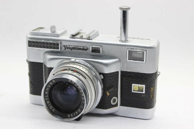 【返品保証】 フォクトレンダー Voigtlander VITESSA T SKOPARET 35mm F3.4 レンジファインダー カメラ s5118