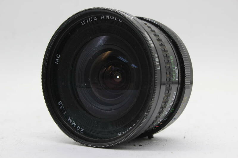 【訳あり品】 コシナ COSINA WIDE ANGLE 20mm F3.8 Kマウント レンズ s5128