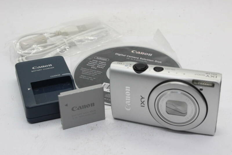 【美品 返品保証】 キャノン Canon IXY 600F 8x IS バッテリー チャージャー付き コンパクトデジタルカメラ s5133