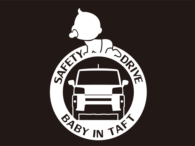 BABY　IN　CARステッカー★タフト★
